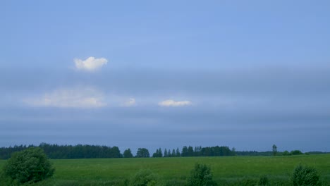 evening storm rain  cloud timelapse