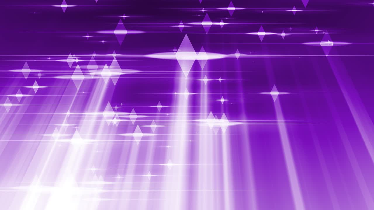 bucle de fondo, partículas estrellas con rayos de luz