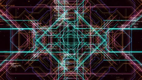 Abstract Digital Code Visualization