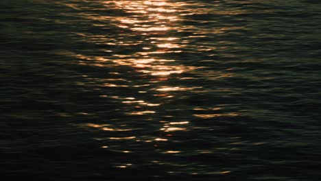 view of ocean during sunset