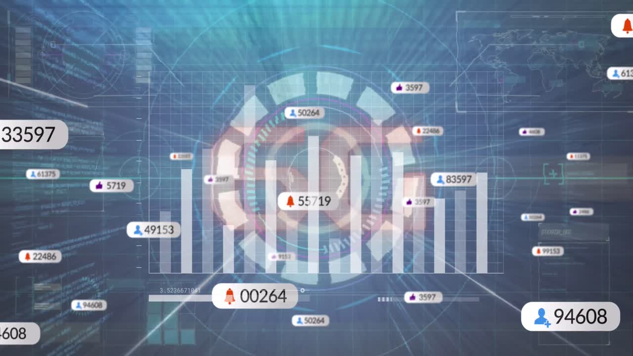 6g 텍스트에 대한 데이터 처리의 애니메이션