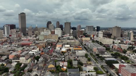 drone view of new orleans