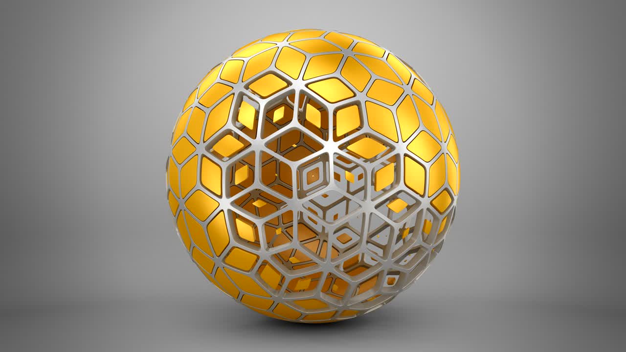 애니메이션 된 기하학적 모양