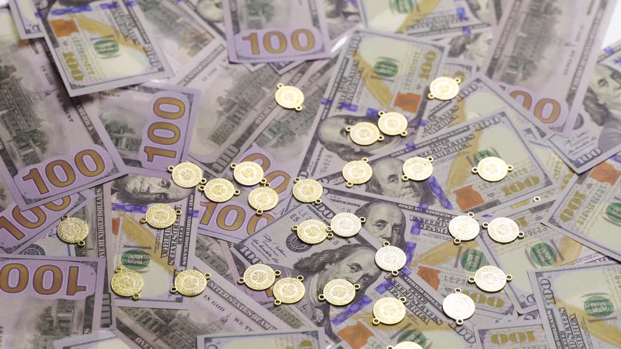 외화, 금, 달러.