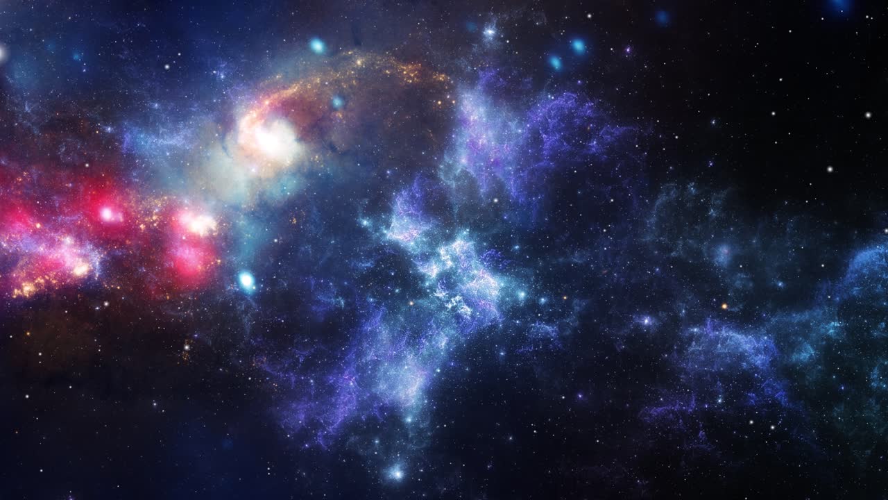4k Zooming into a nebula
