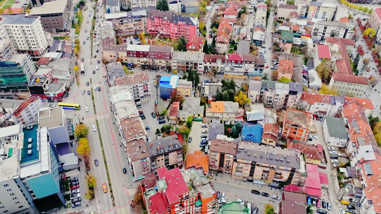 도시 풍경 의 공중 풍경