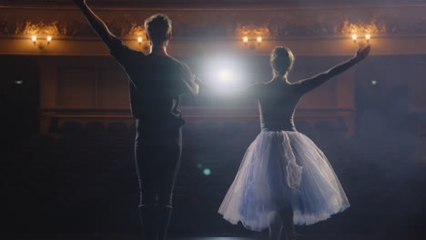ballet performance on stage