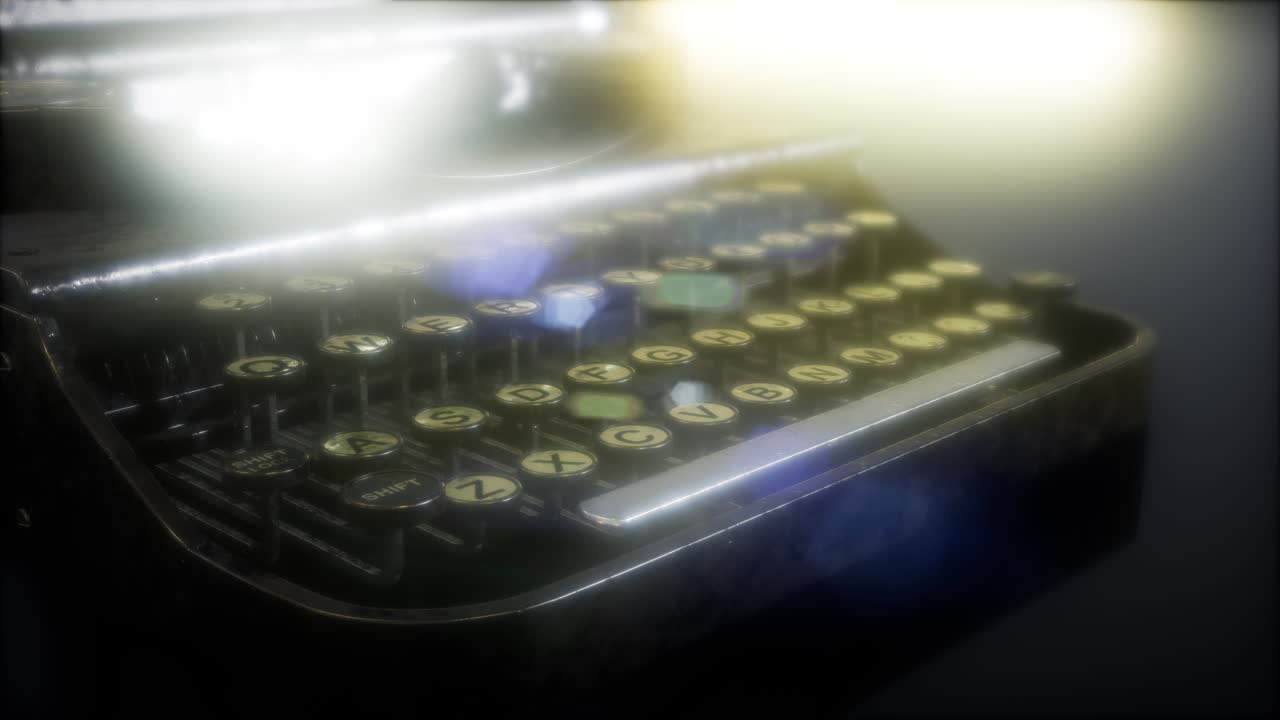 어 ⁇  속의 레트로 타자기