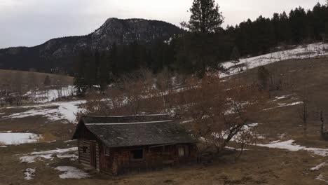 frozen in time: a neglected cabin in a winter wonderland in british columbia