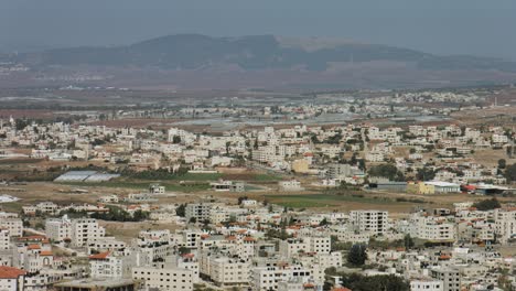 jenin, palestine, west bank, long shot, jezreel valley, marj ibn amer in northern west bank. 4k footage