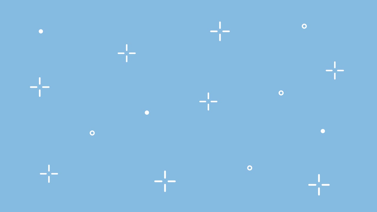 간단한 모양의 스타 루프 애니메이션 배경