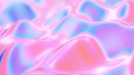 psicodélico holográfico brillante iridescente fluido líquido ondas que fluyen - 4k movimiento de bucle sin costuras animación de fondo