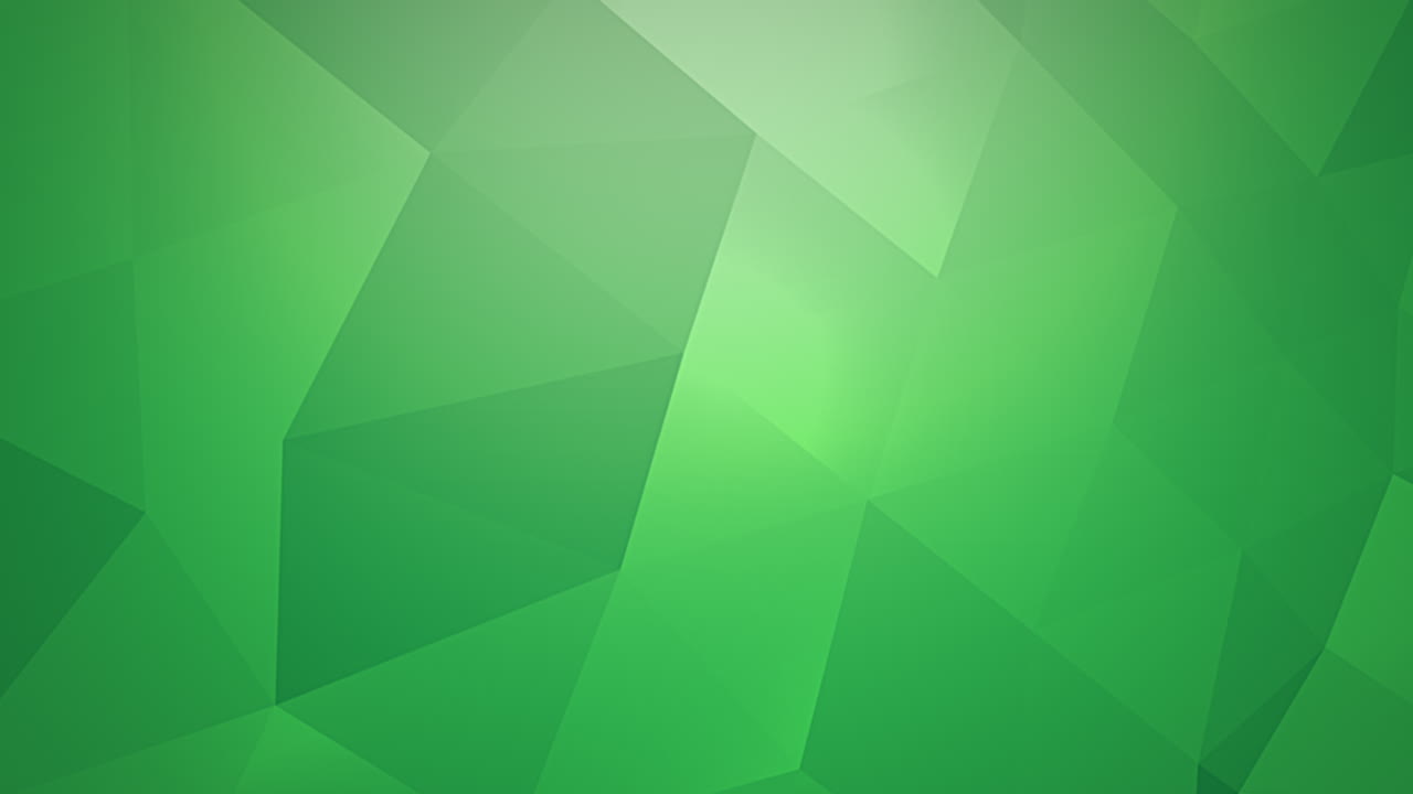 fondo abstracto de triángulos verdes de movimiento 2