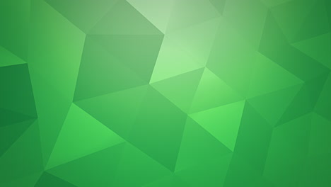 fondo abstracto de triángulos verdes de movimiento 2
