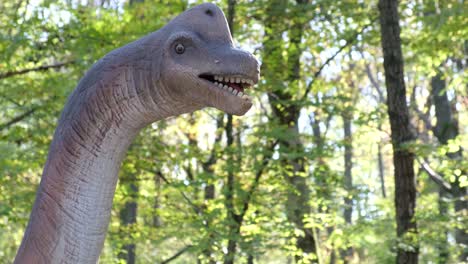 brontosaurus dinosaur in natural setting