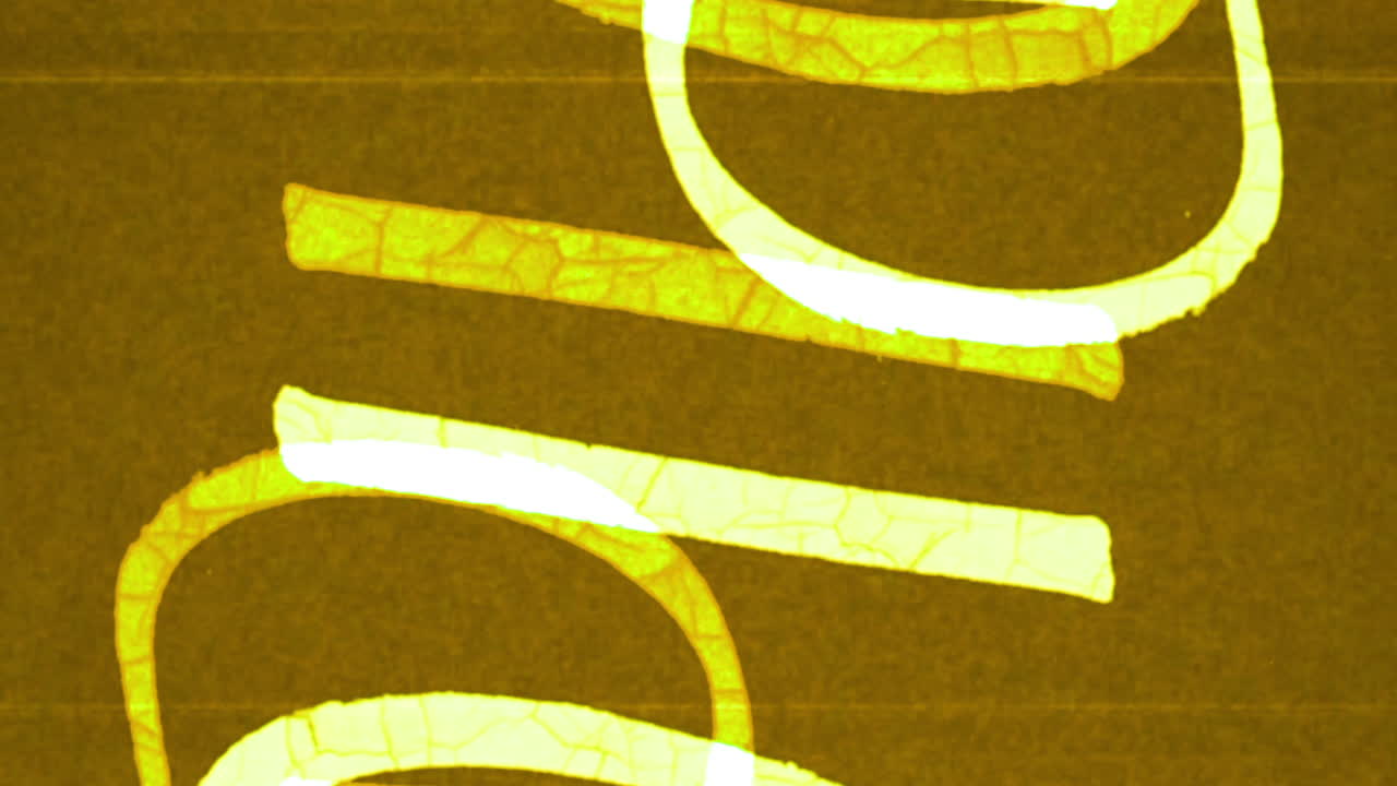 Motivo glitch astratto dinamico con linee gialle luminose