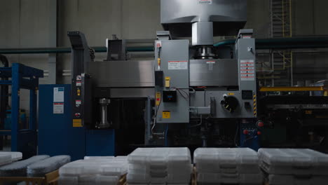 industrial machinery in a modern factory