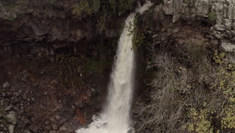 mountain waterfall in a forest