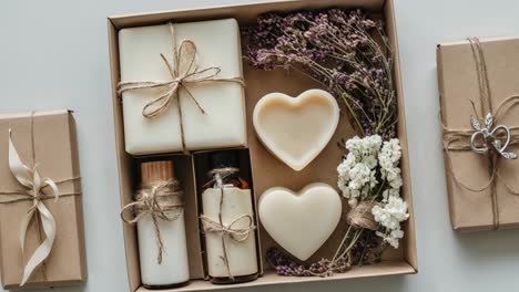 natural handmade gift set