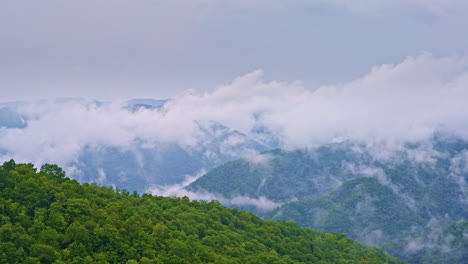 epic fog and mist cover the iconic smoky landscape