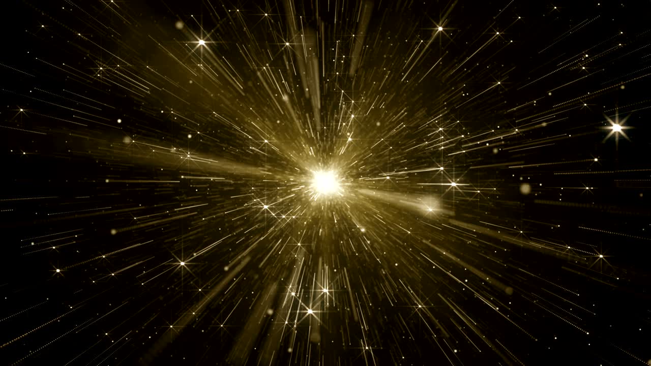 частицы золота блеск боке награды пыль абстрактная фоновая петля