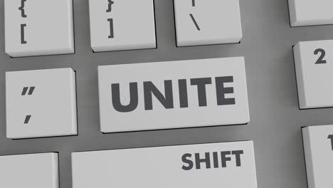 Unite-Taste-Auf-Der-Tastatur-Drücken