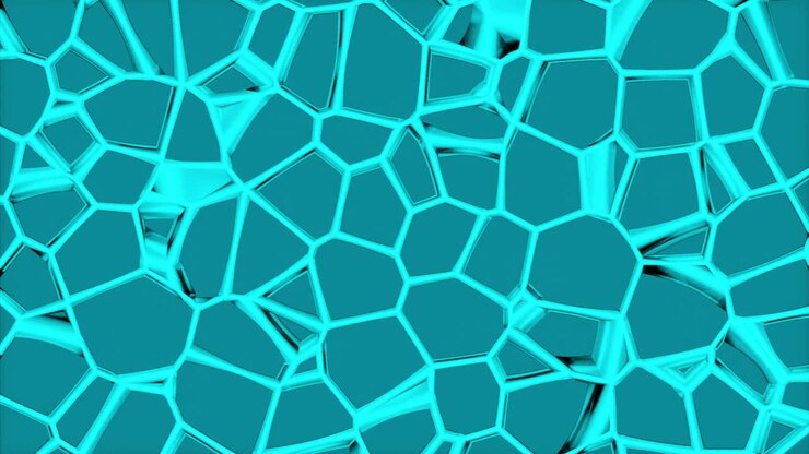 Abstract Geometric Turquoise Pattern