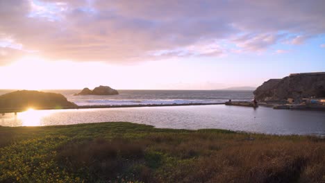 Land&#39;s-End-San-Francisco-Mit-Einem-Wunderschönen-Blick-Auf-Das-Meer