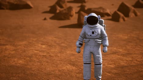 Astronaut-on-Mars-Surface.-Red-Planet-Covered-in-Gas-and-rock