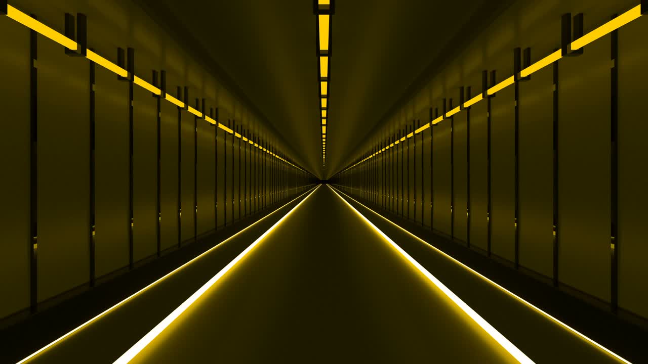Corridoio Tecnologico Giallo in Loop