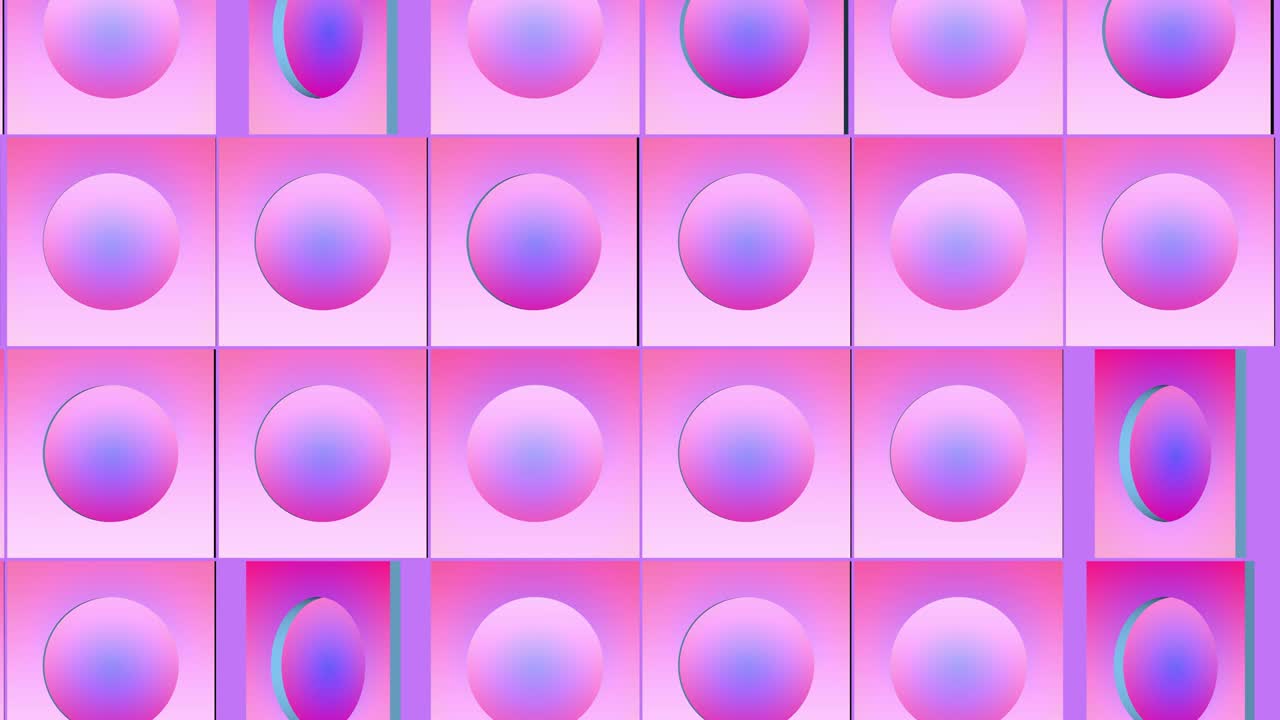 Abstract animation, background of the dynamic rotation of the elements. 3D rendering