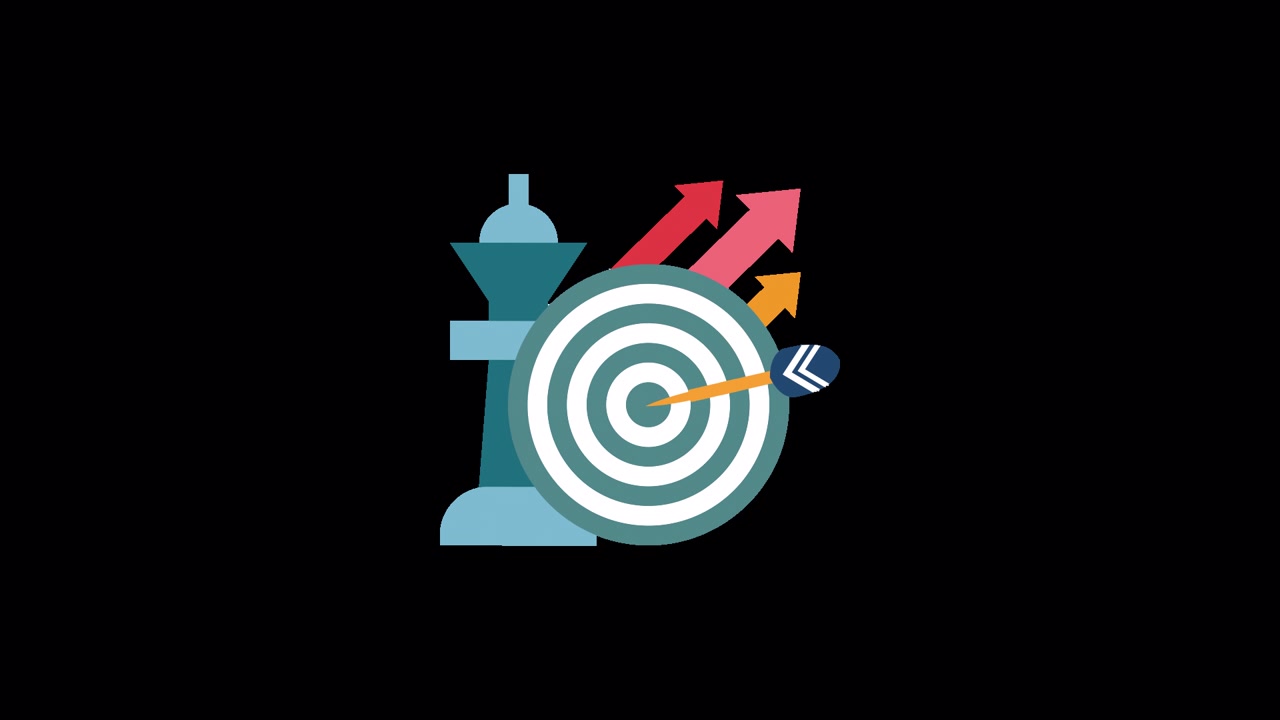 Animated Illustration of Strategic Goal Achievement and Growth