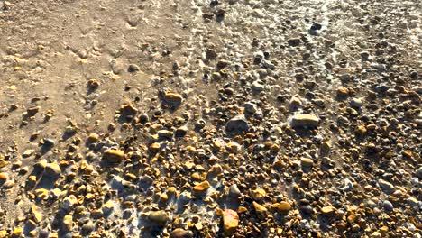 Gentle-Waves-on-a-Pebbled-British-Beach