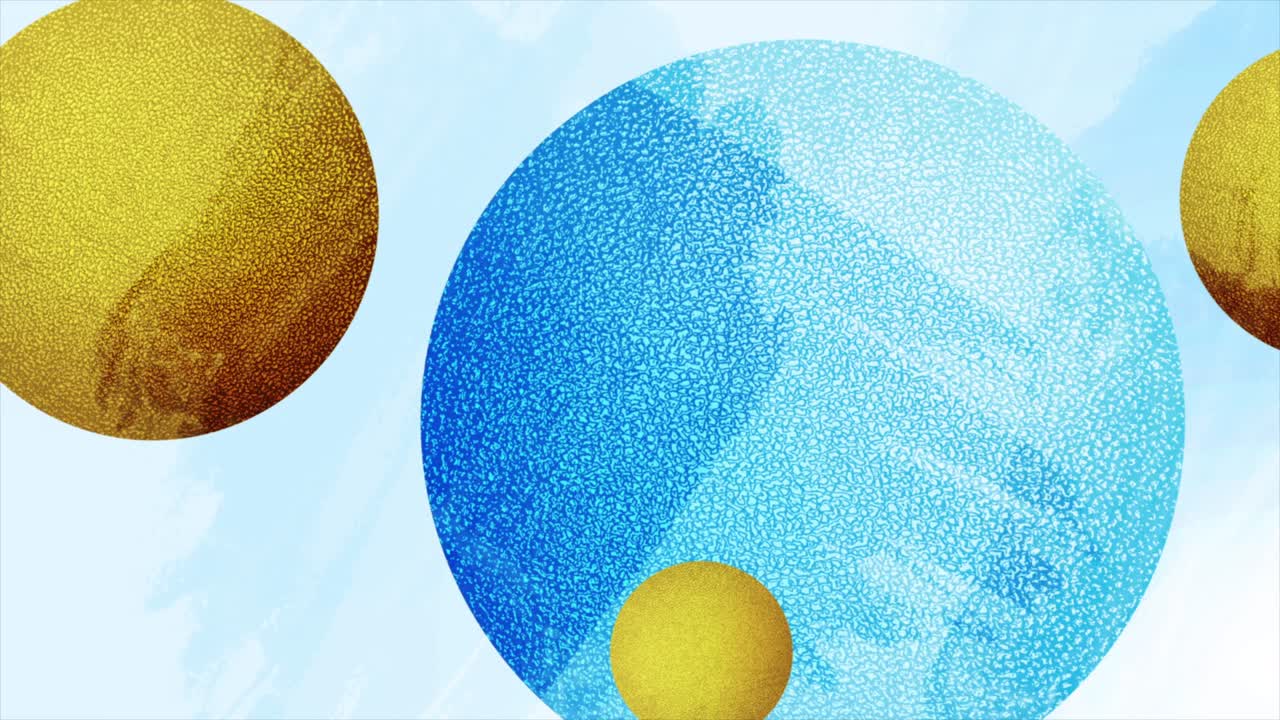 추상적인 기하학적 럭셔리 황금색과 파란색 그런지 모션 배경