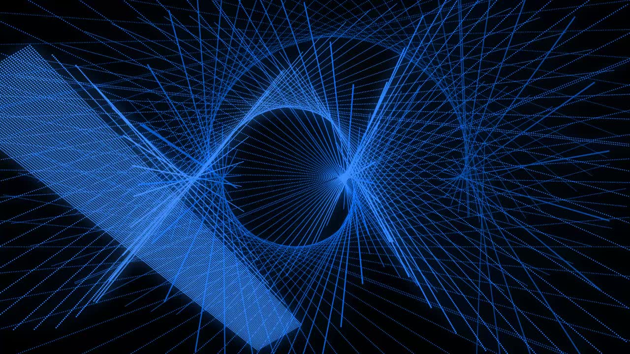 Blue color Dot Shape Pattern animation motion graphics