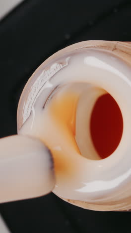 close-up of skincare cream in a jar