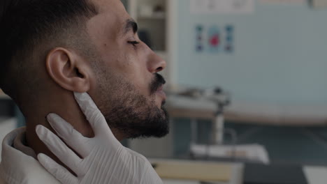 medical examination of patient