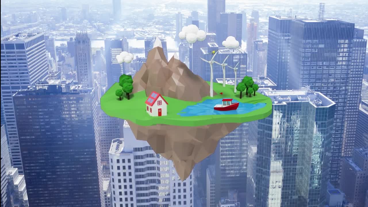 스크린을 통해 의료 데이터 처리의 애니메이션과 백인 여성 외과 의사