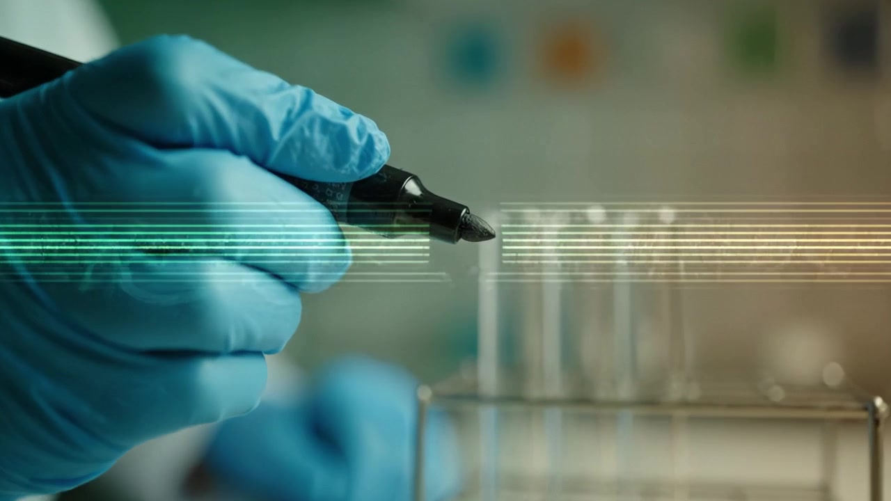 Laboratory Research and Experimentation with Test Tubes and Scientific Tools in a Clinical Setting Focused on Innovation and Precision in Science
