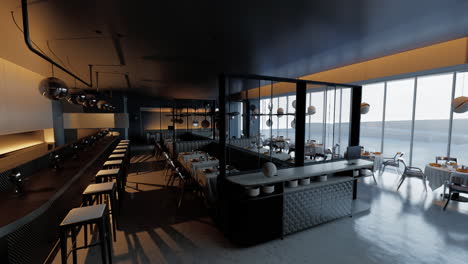 modern restaurant interior design