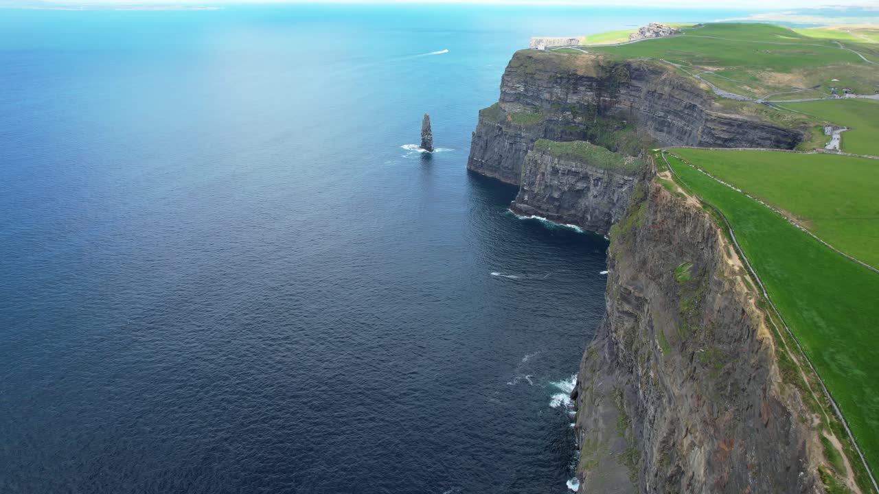 cliffs of Moher ireland drone view of stunning location on the Wild Atlantic way epic locations in ireland