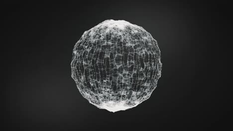 magnetic disturbance, a wobbling plexus sphere - vfx 3d motion graphics animation