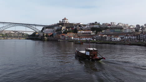 sunlit view over bustling porto old town