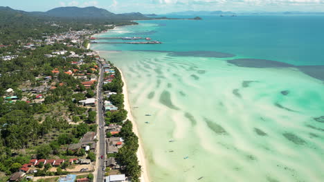 exotic chumpon archipelago islands in aerial view