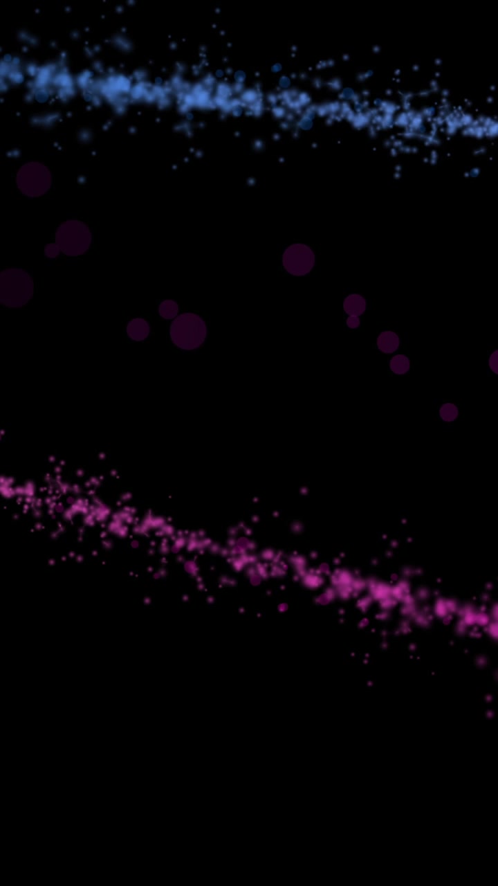 Animazione di scie luminose incandescenti con spazio per il testo su sfondo nero