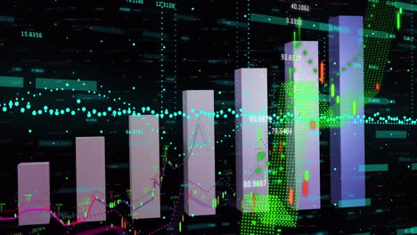 Animation-of-financial-data-processing-over-grid