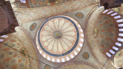 the interior of the hagia sophia in istanbul, turkey