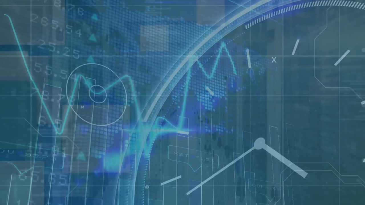 클럭 오버 서버  ⁇ 과 함께 데이터 처리의 애니메이션