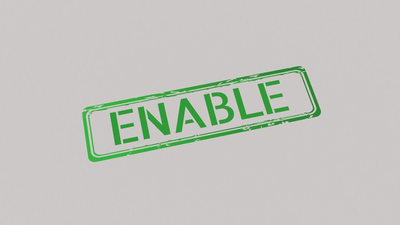 ENABLE Stamp