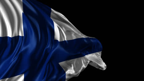 waving finnish flag